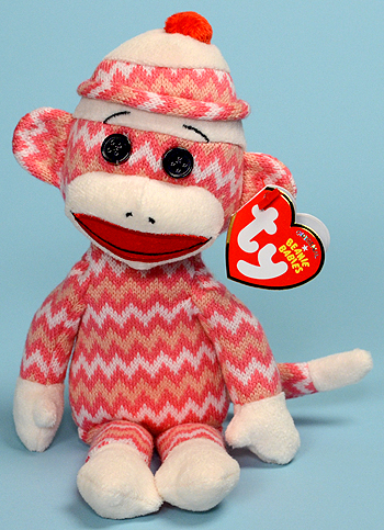 Socks the Sock Monkey (Variant 11) Beanie Baby