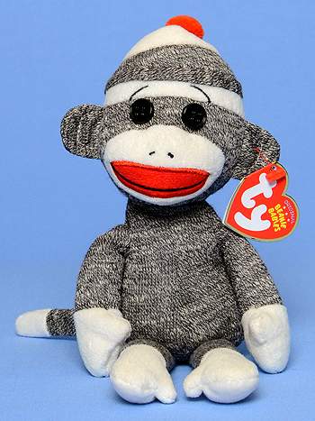 Socks the Sock Monkey (Variant 2) Beanie Baby
