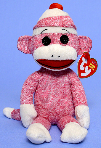 Socks the Sock Monkey (Variant 4) Beanie Baby