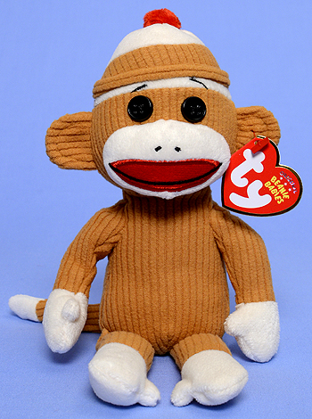 Socks the Sock Monkey (Variant 10) Beanie Baby