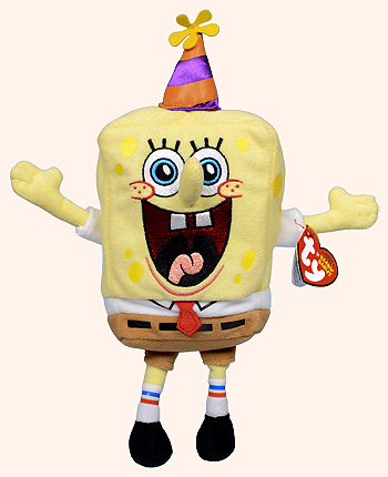 SpongeBob Birthday Beanie Baby
