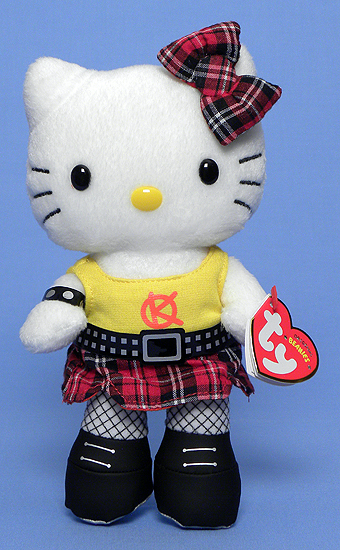 Punk Hello Kitty Beanie Baby